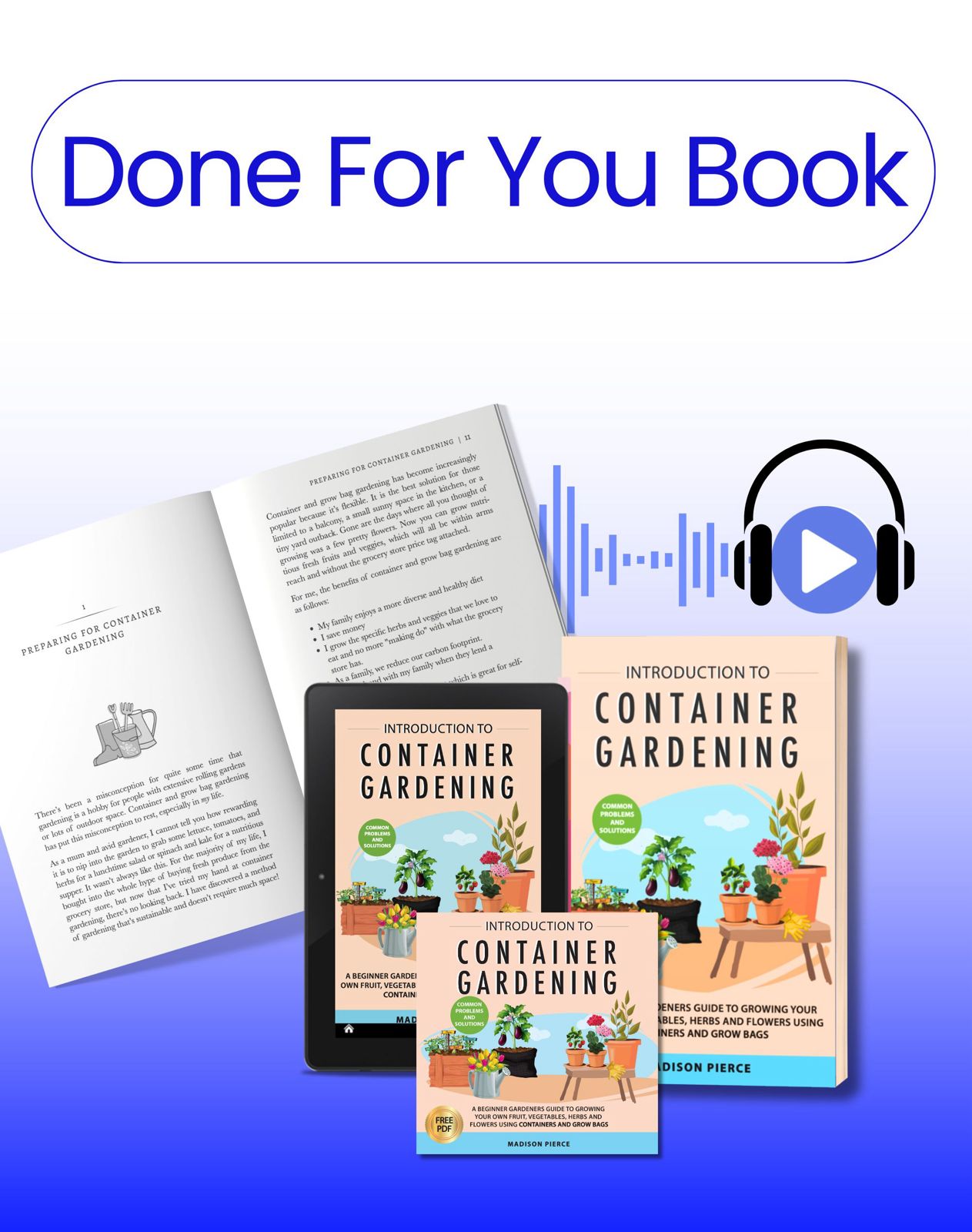 Done For You Book Package